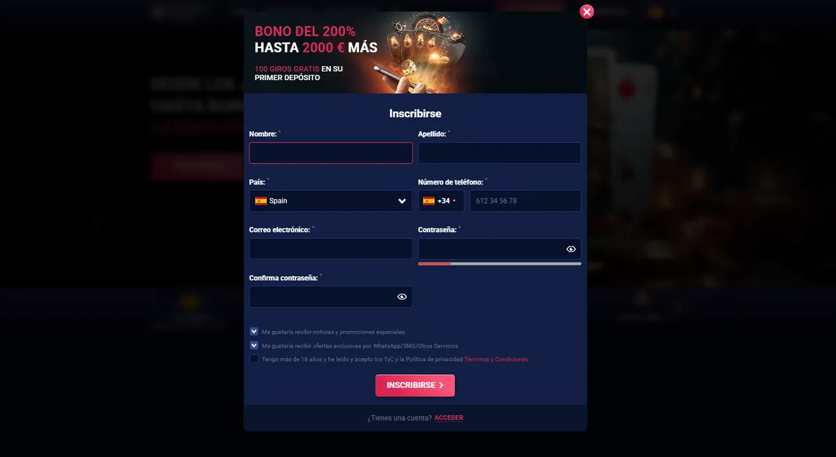 Registro e inicio de sesión en Wild Dice casino online Registro e inicio de sesión en Wild Dice casino