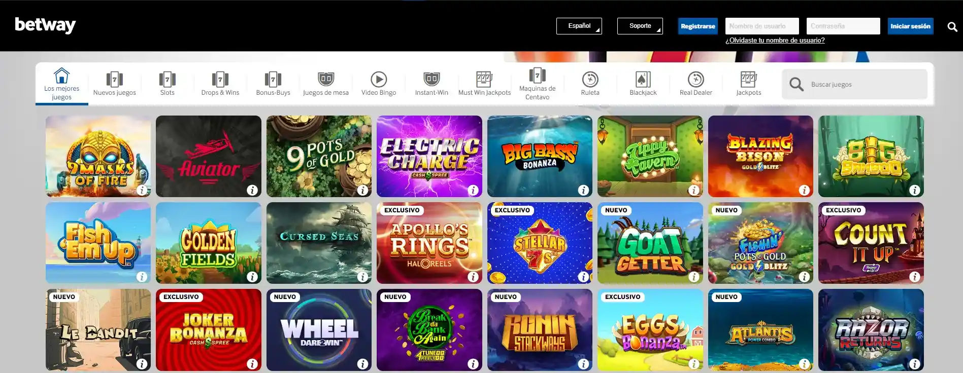 Tragamonedas en Betway casino seguros casinos españa betway
