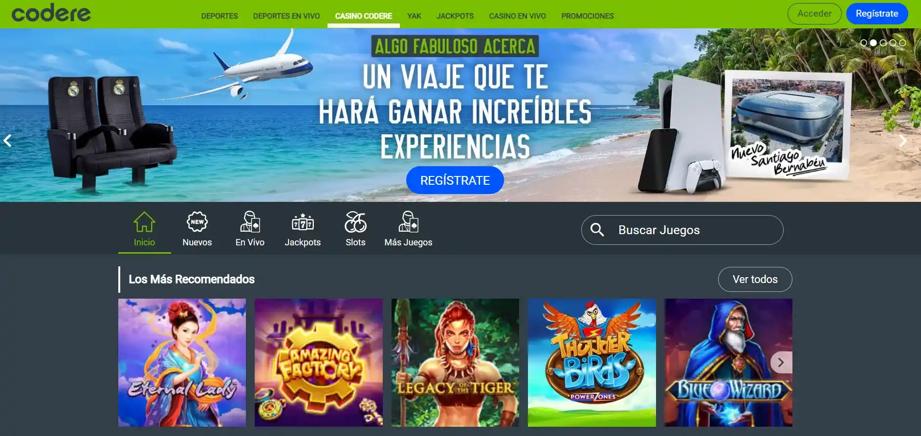 Sitio web de casino Codere online seguros casinos españa codere