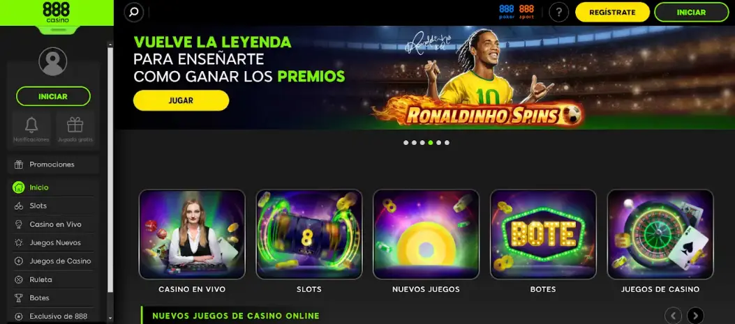888, casino en vivo en España casinos vivo España 888