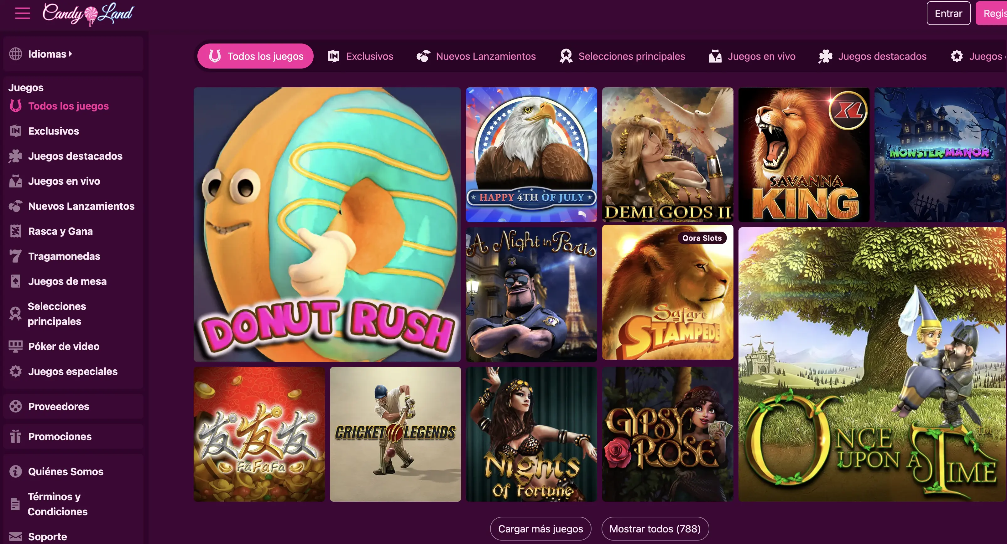 Reseña de Candyland casino en España Reseña de Candyland casino