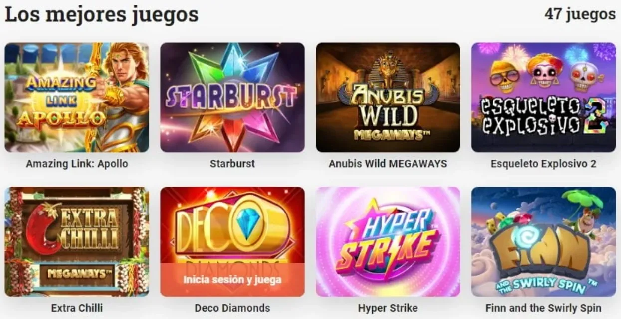 Registro casino online